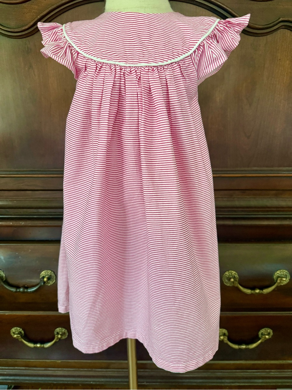 FINAL SALE Southern Sunshine Kids Pink Dress Girls 2T Ruffle Sleeve Dress